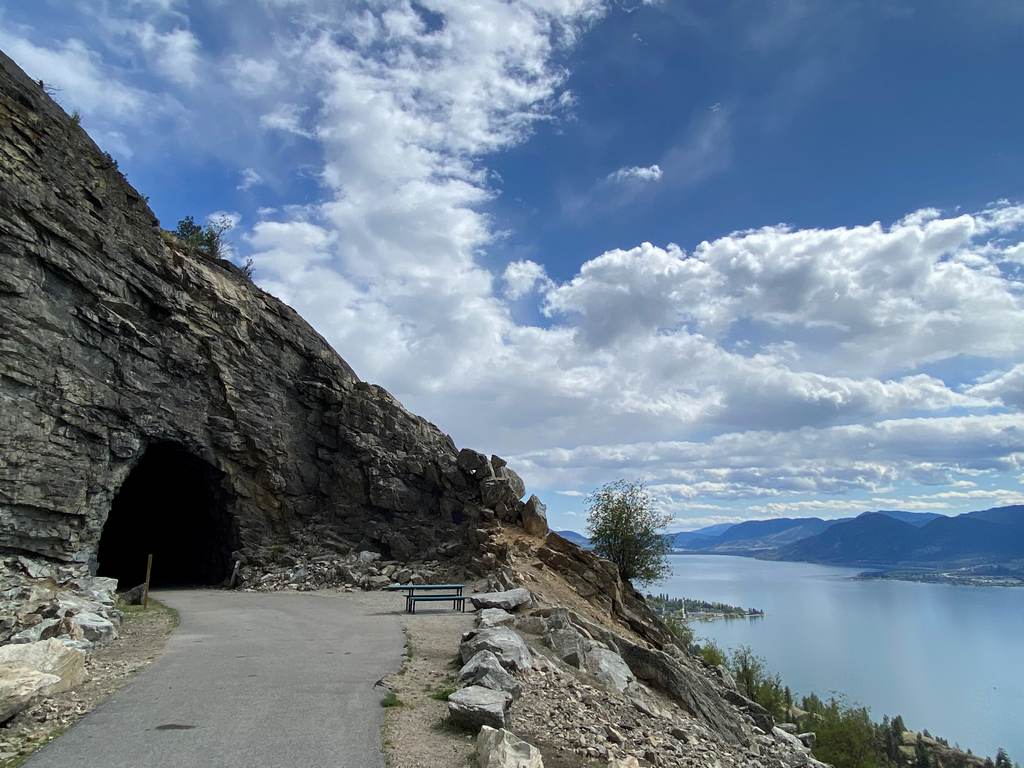 Myra Canyon trestles and tunnels