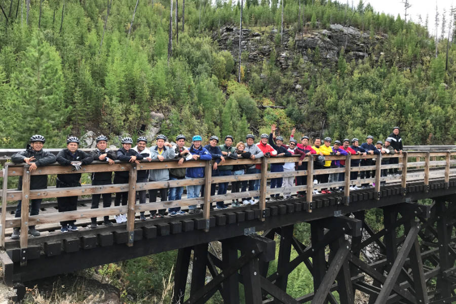 Myra Canyon guided tours Myra Canyon guided tours