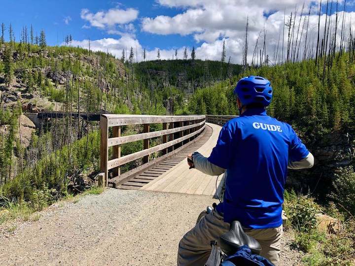 Myra Canyon Bicycle rentals tour 3