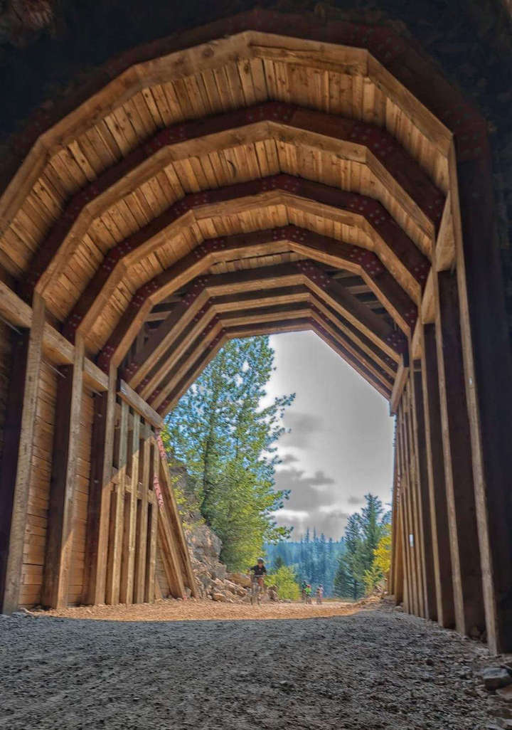 Myra Canyon tunnel